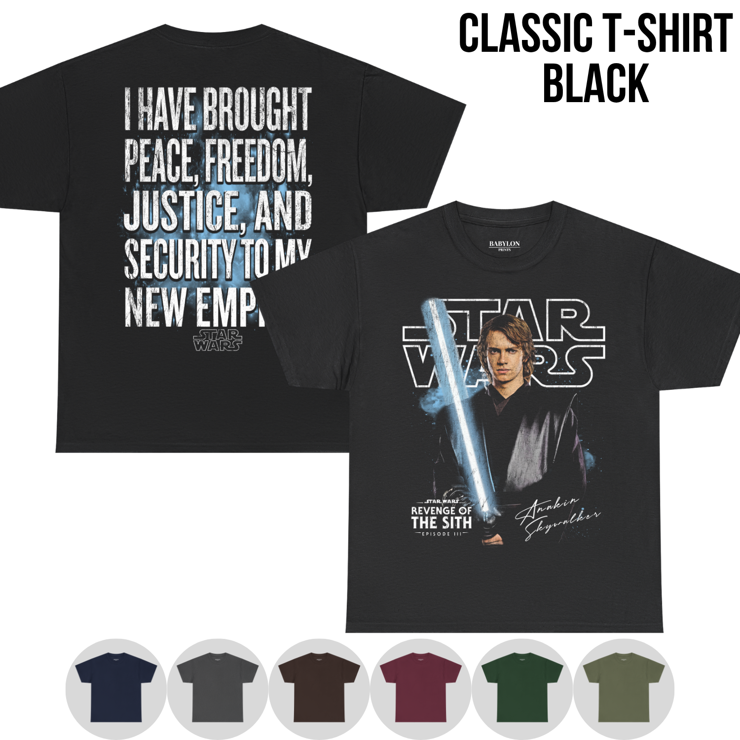Anakin Skywalker Shirt – Revenge of the Sith Tee
