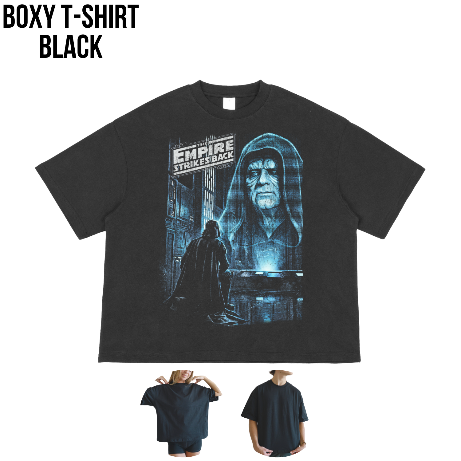 Star Wars Emperor Palpatine & Darth Vader Shirt: Vintage Empire Strikes Back Tee