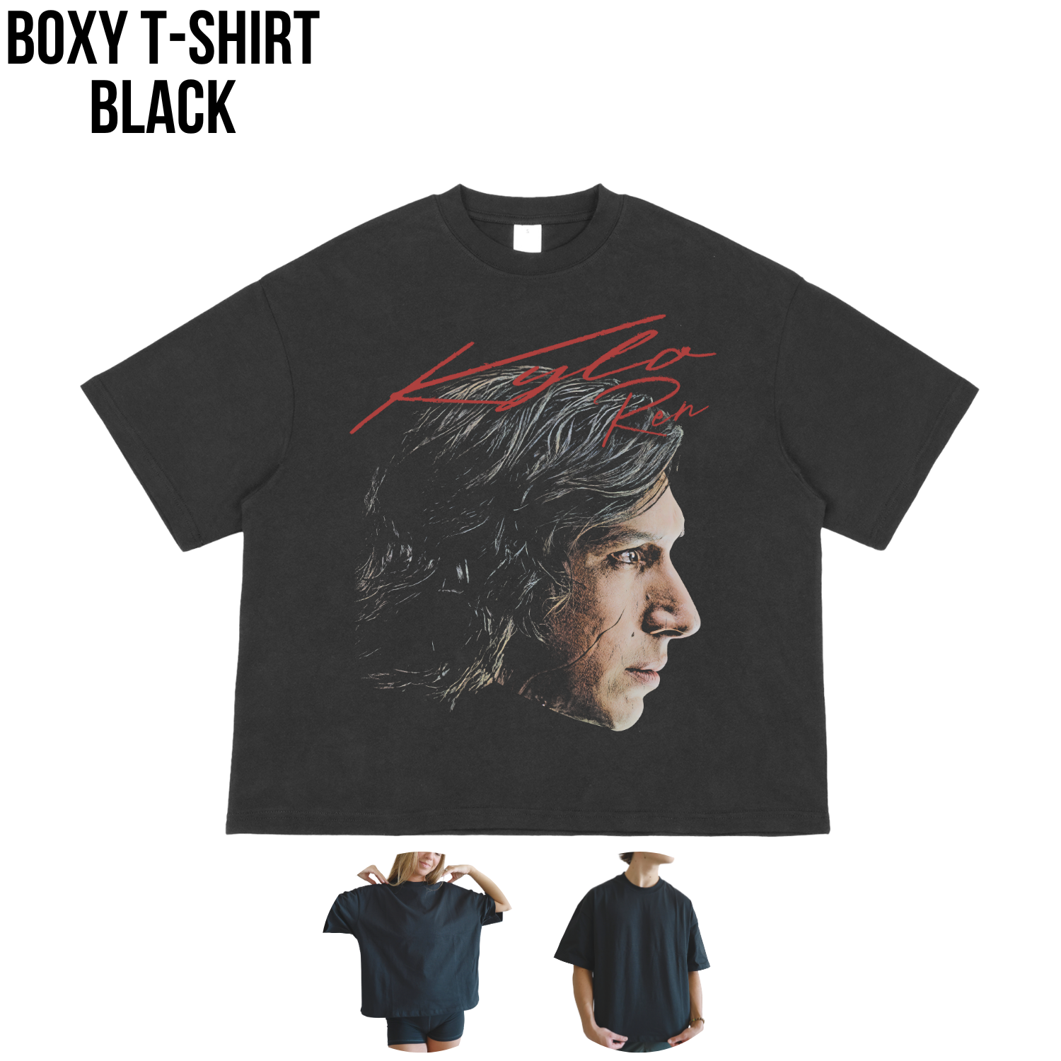 Star Wars Kylo Ren Shirt – Ben Solo Portrait Graphic Tee