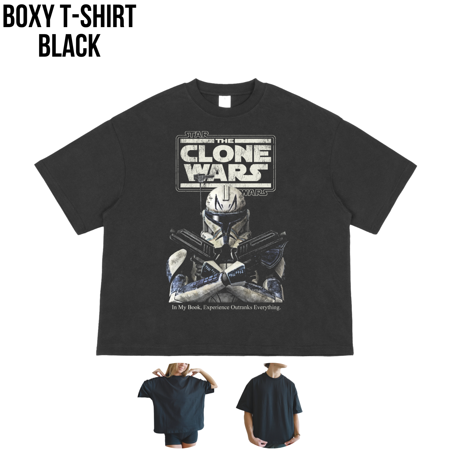 Star Wars Captain Rex Shirt – The Clone Wars Tee, 501st Clone Trooper Graphic Tee