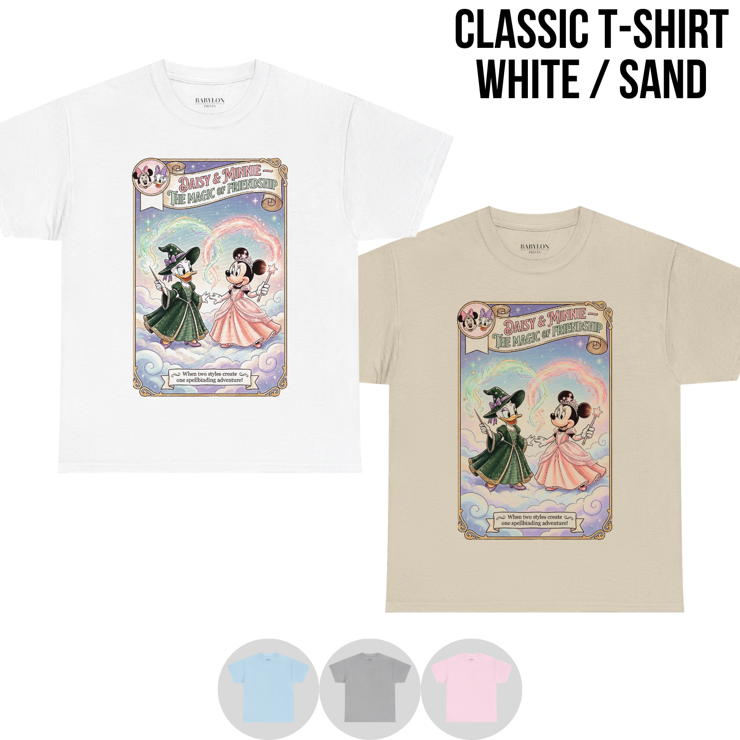 Daisy & Minnie Shirt – Magic of Friendship Vintage Storybook Tee