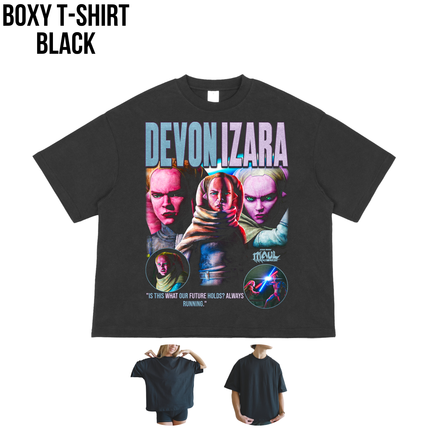 Vintage Devon Izara Maul Shadow Lord Shirt: Star Wars Devon Izara Tee