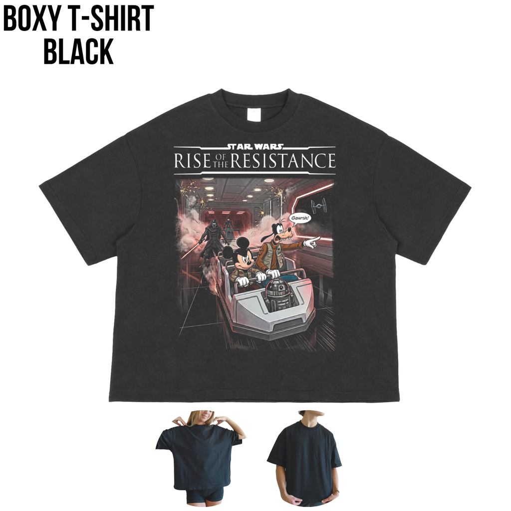 Star Wars Rise of the Resistance Ride Shirt – Mickey & Goofy Disney Tee