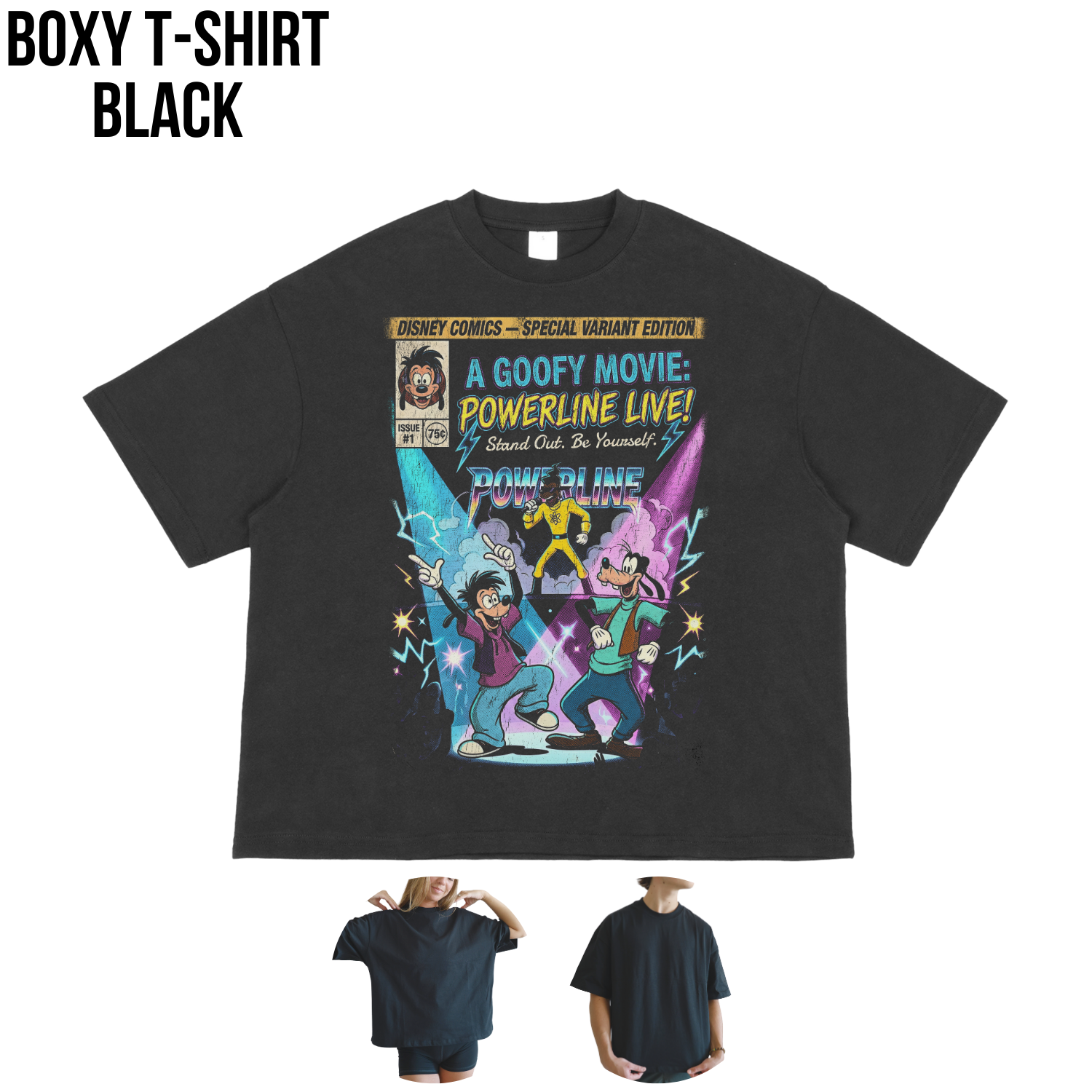 A Goofy Movie Powerline Shirt: Disney Max & Goofy Graphic Tee