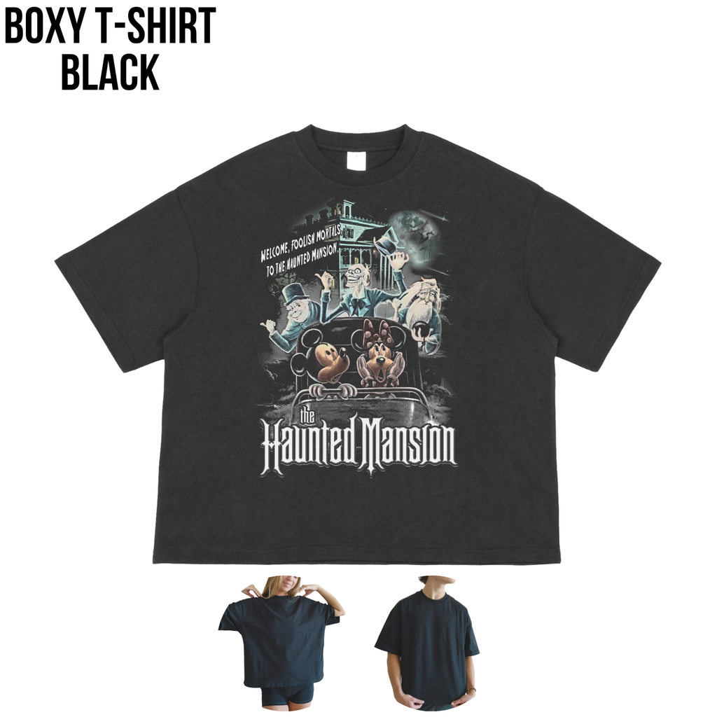 Vintage Disney Haunted Mansion Tee - Mickey Minnie Disney Shirt