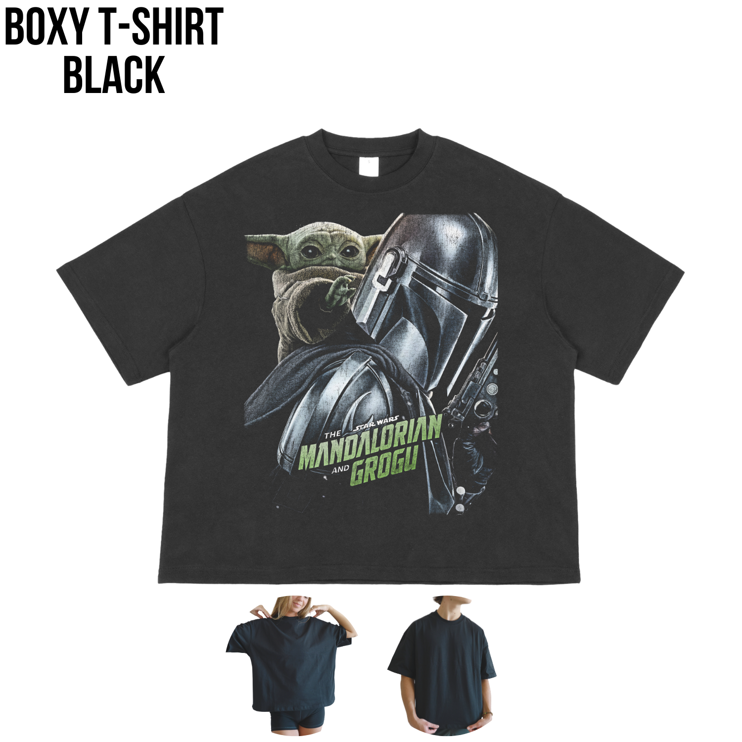 Mandalorian and Grogu Shirt: Grogu Din Djarin Star Wars tee