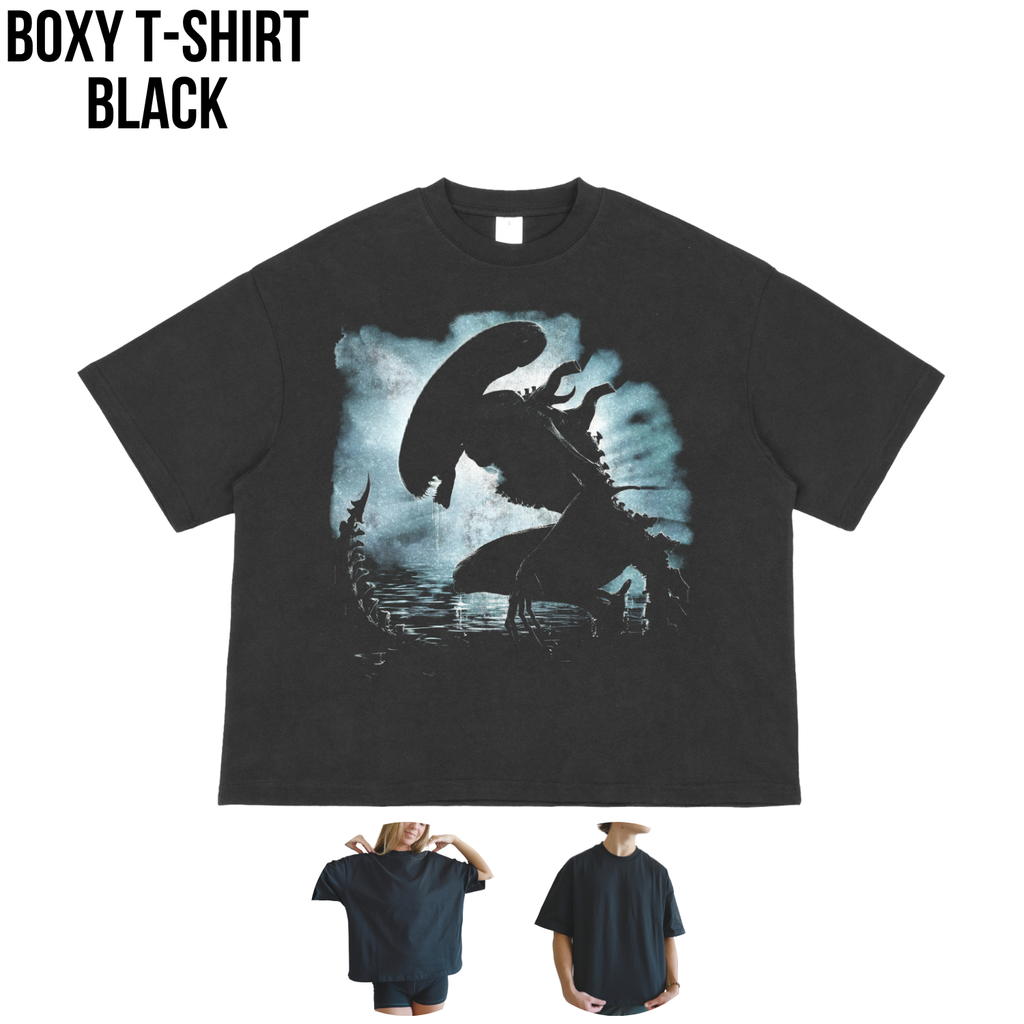 Alien Xenomorph Shirt – Xenomorph Silhouette Tee, Alien Movie Graphic Shirt, Sci-Fi Horror Fan Gift, Alien Graphic Tee