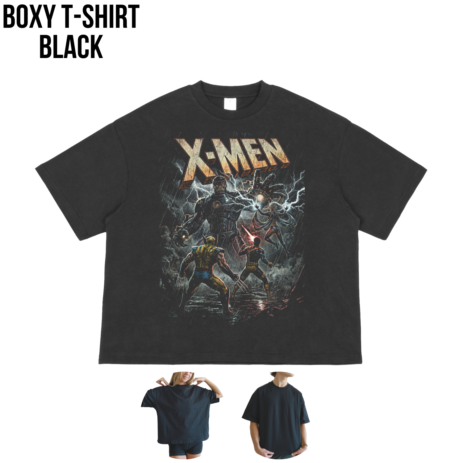 X-Men Marvel Shirt: Wolverine Cyclops Storm Tee