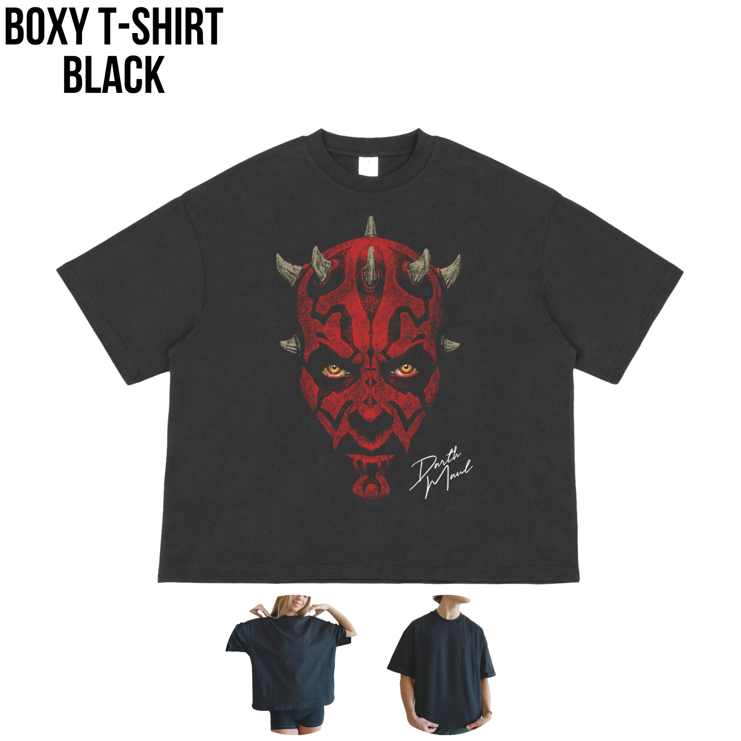 Vintage Star Wars Darth Maul Shirt - Shadow Lord Tee