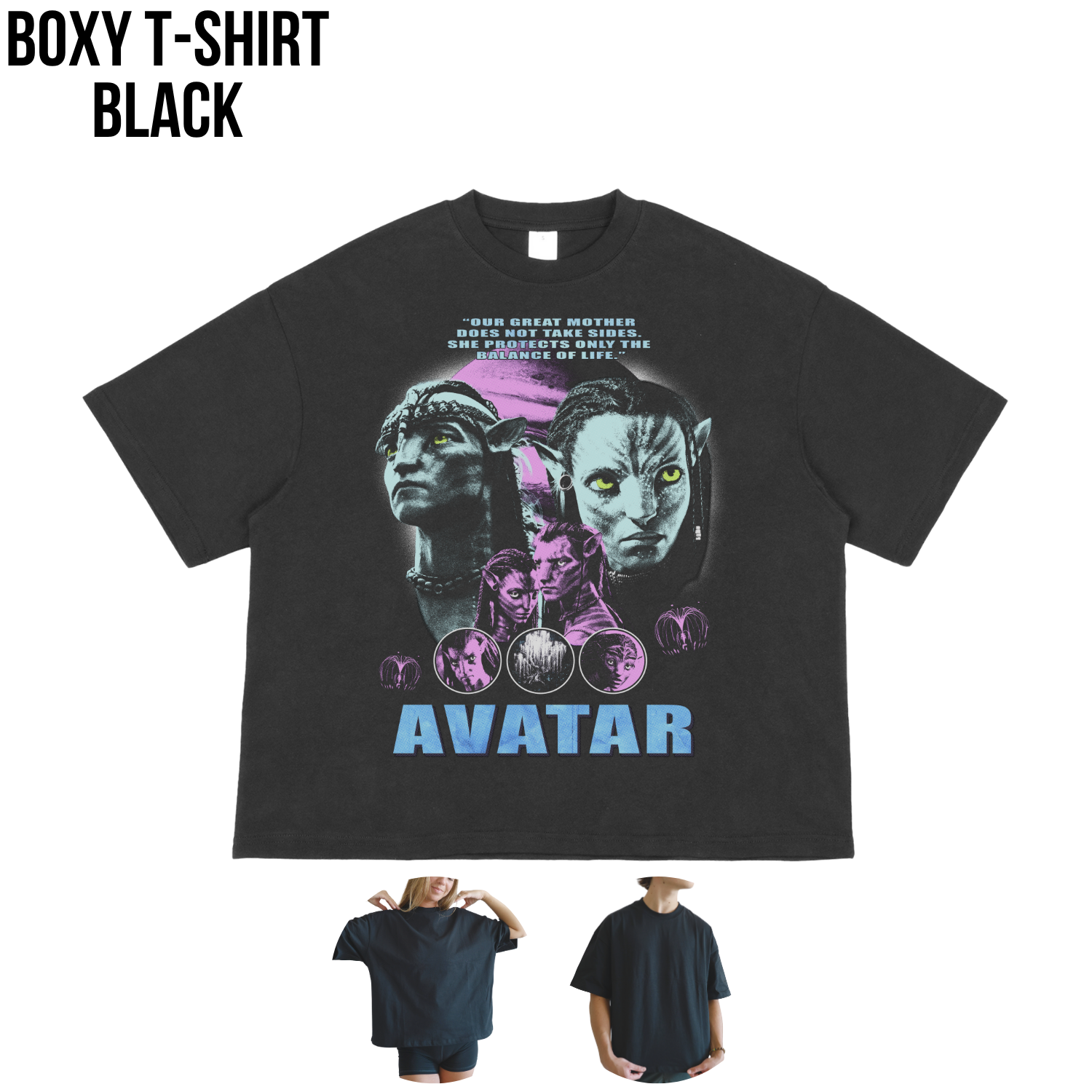 Avatar Shirt – Neytiri & Jake Sully Vintage Pandora Tee