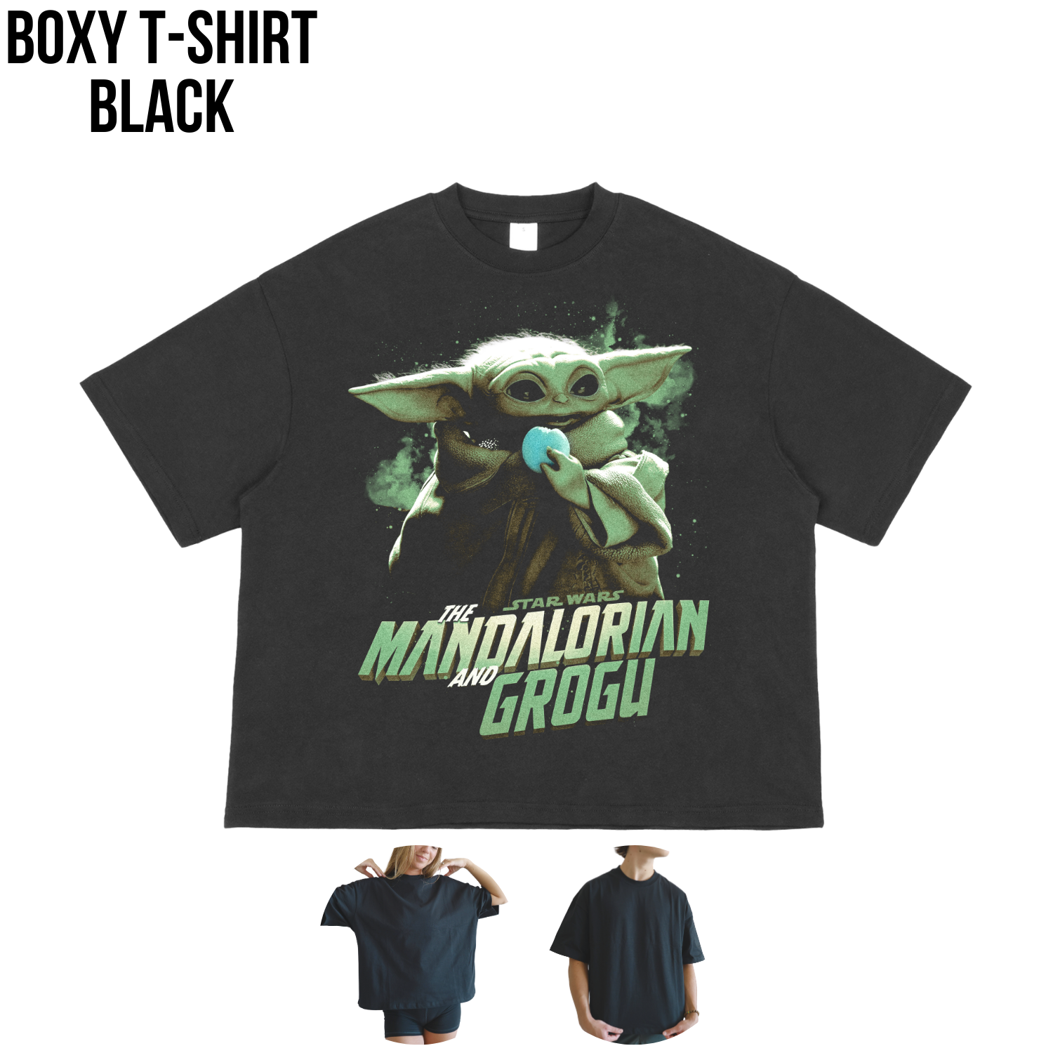 Mandalorian and Grogu Shirt: Grogu Baby Yoda Star Wars tee