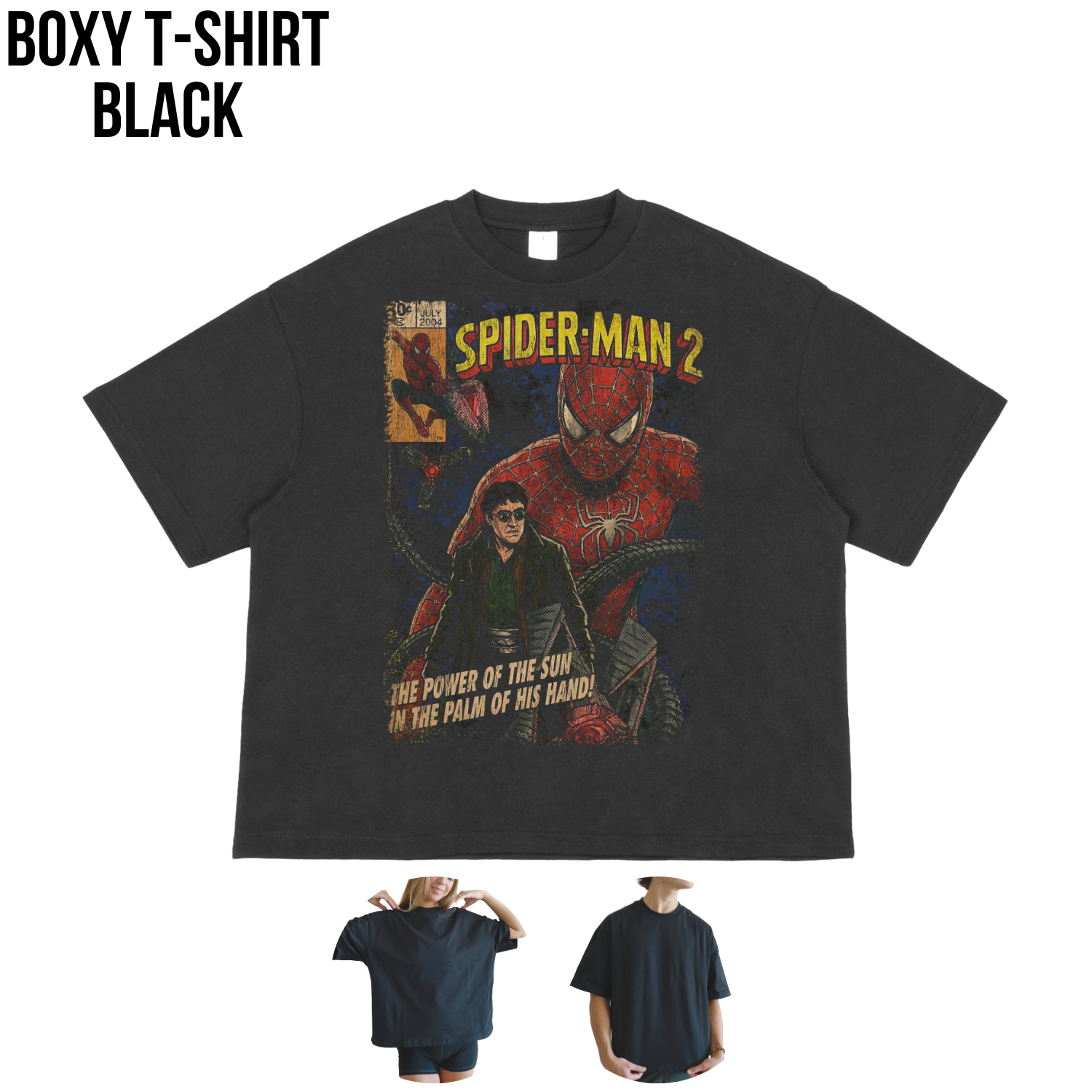 Spider-Man 2 Vintage Comic Shirt - Tobey Maguire Spider-Man Graphic