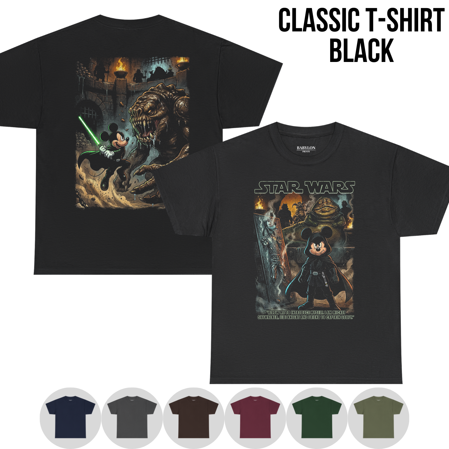 Star Wars Mickey Return of the Jedi Shirt – Disney Star Wars Crossover Tee