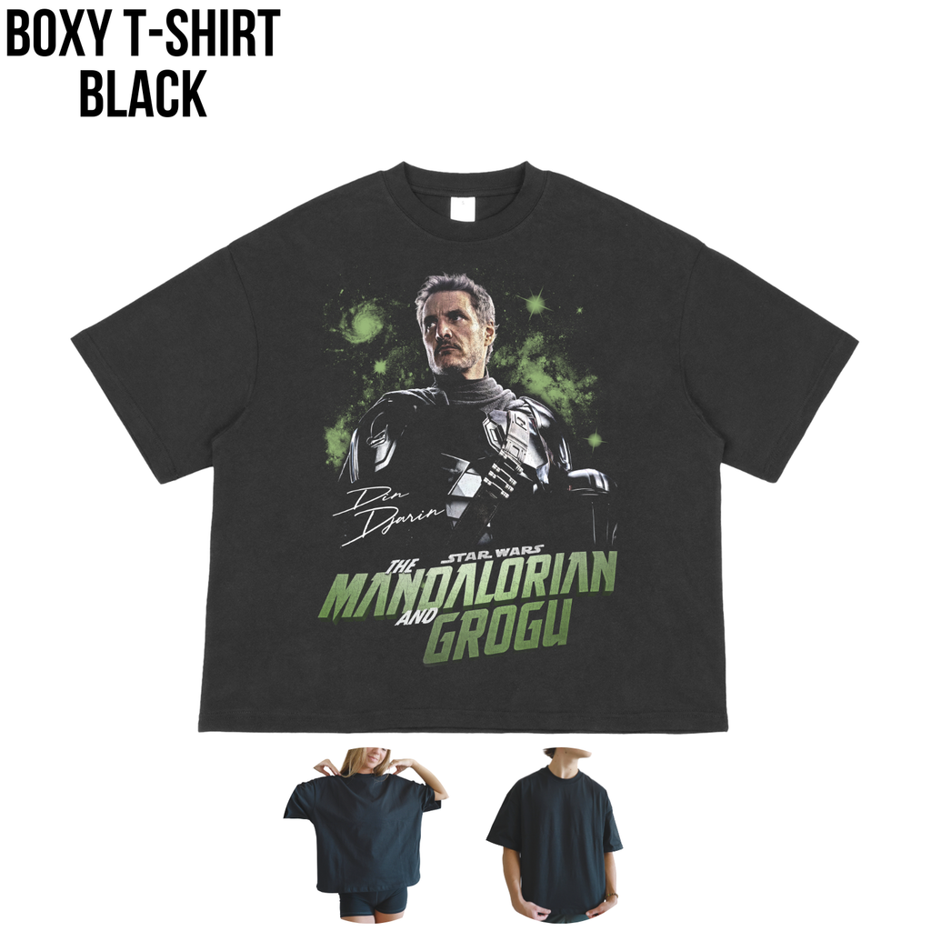 Mandalorian and Grogu Shirt: Din Djarin Pedro Pascal Star Wars Tee