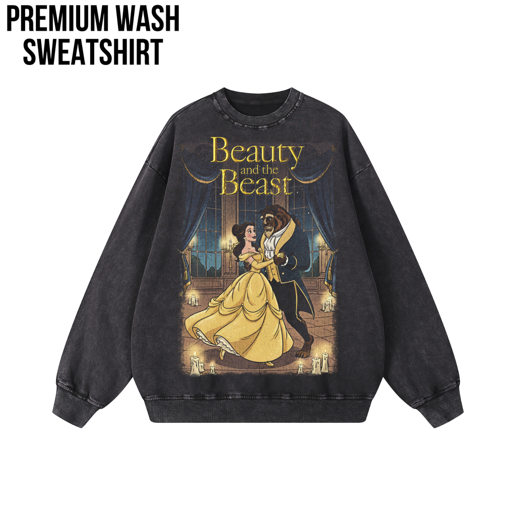 Beauty and the Beast Shirt: Vintage Belle & Beast Ballroom Tee