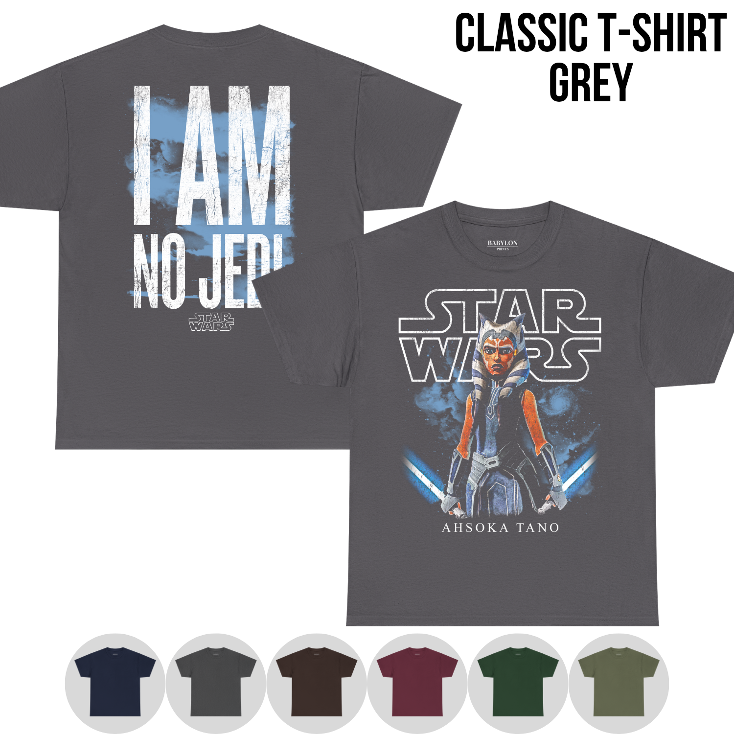 Vintage Ahsoka Tano Star Wars Shirt – I Am No Jedi Tee