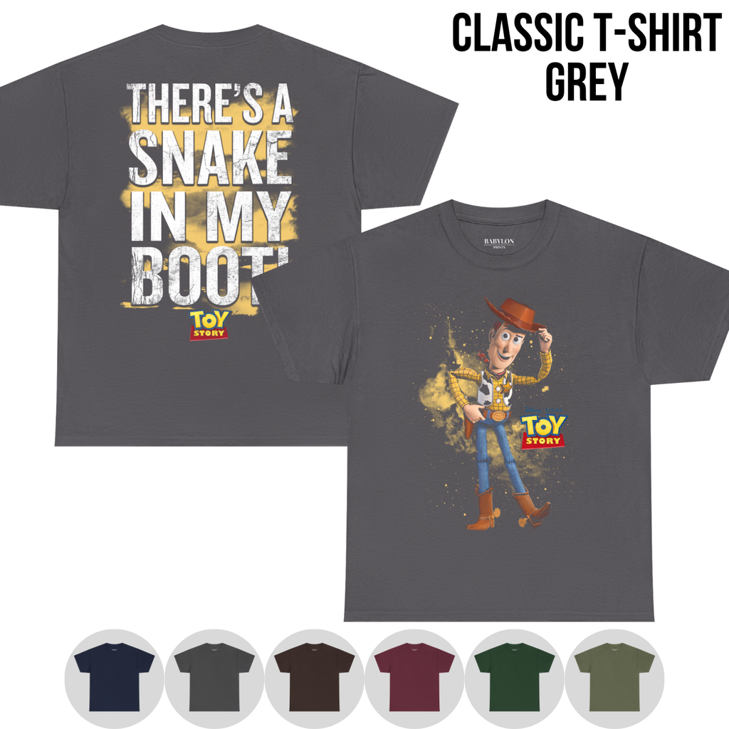 Toy Story Woody Shirt – There’s a Snake in My Boot Tee