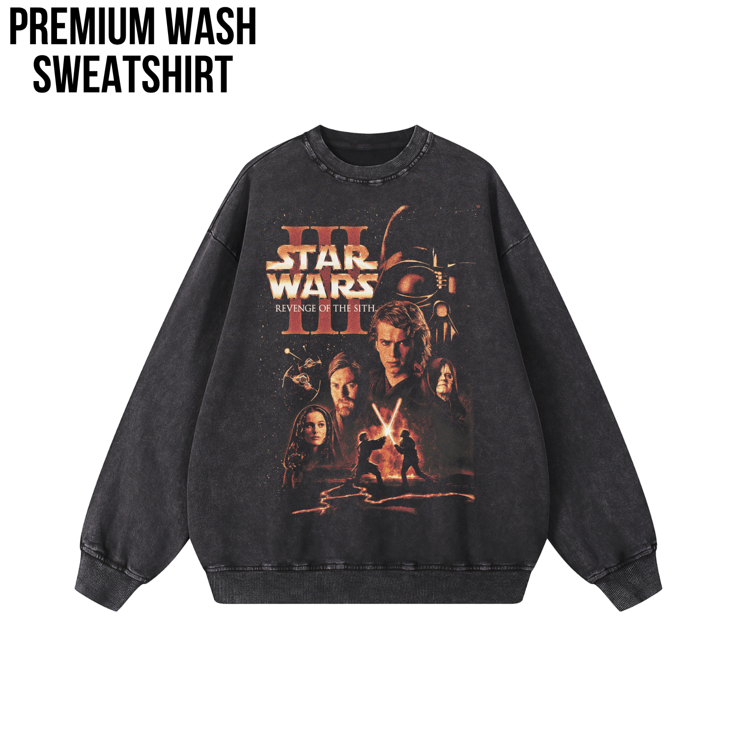 Star Wars Revenge of the Sith Shirt – Anakin vs Obi Wan Tee, Vintage Star Wars Episode 3 Shirt