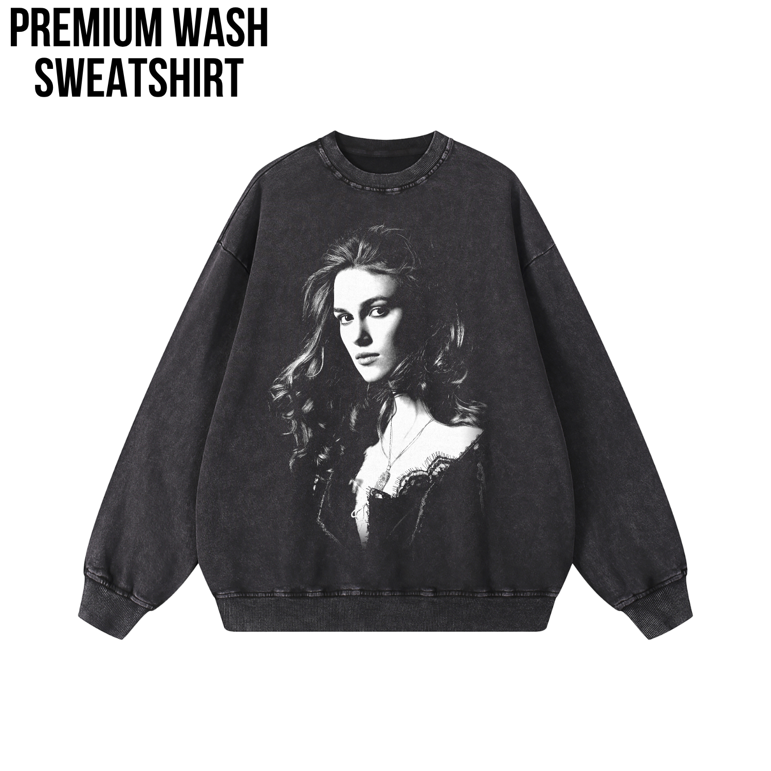 Elizabeth Swann Shirt – Fluch der Karibik Elizabeth Swann Portrait T-Shirt, Keira Knightley Piraten Fan Geschenk, Elizabeth Swann Grafik Shirt, Disney Piraten Shirt
