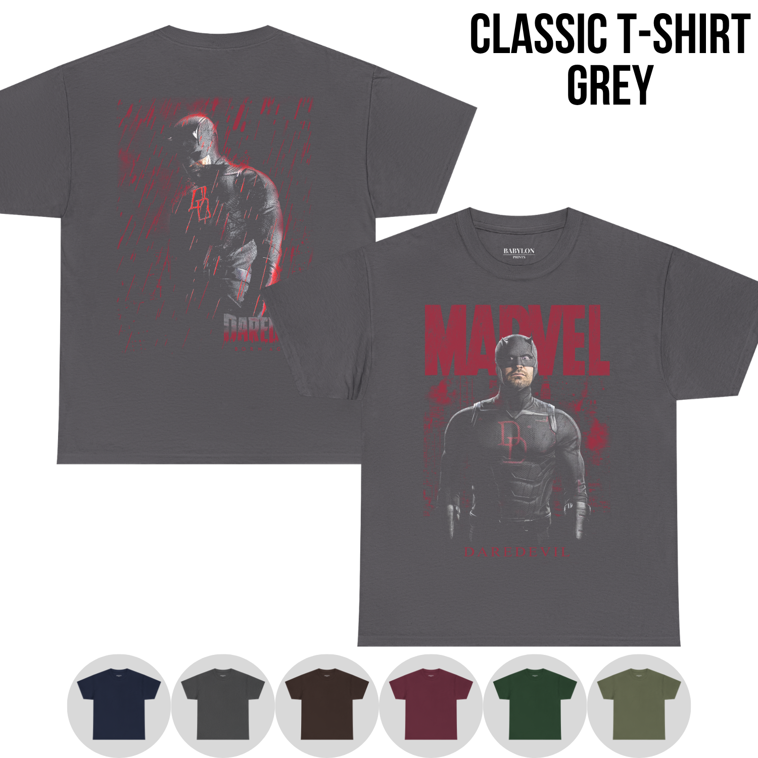 Marvel Daredevil Shirt – Daredevil Born Again Tee