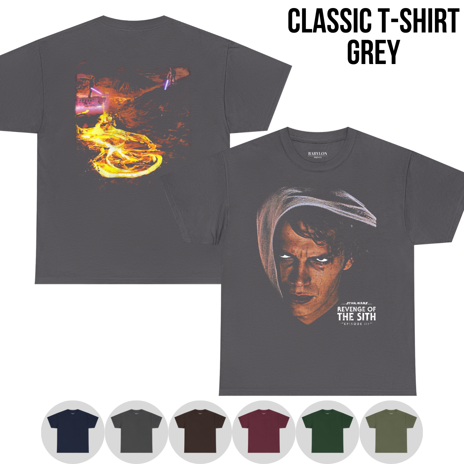 Star Wars Revenge of the Sith Shirt: Anakin Skywalker Mustafar Tee