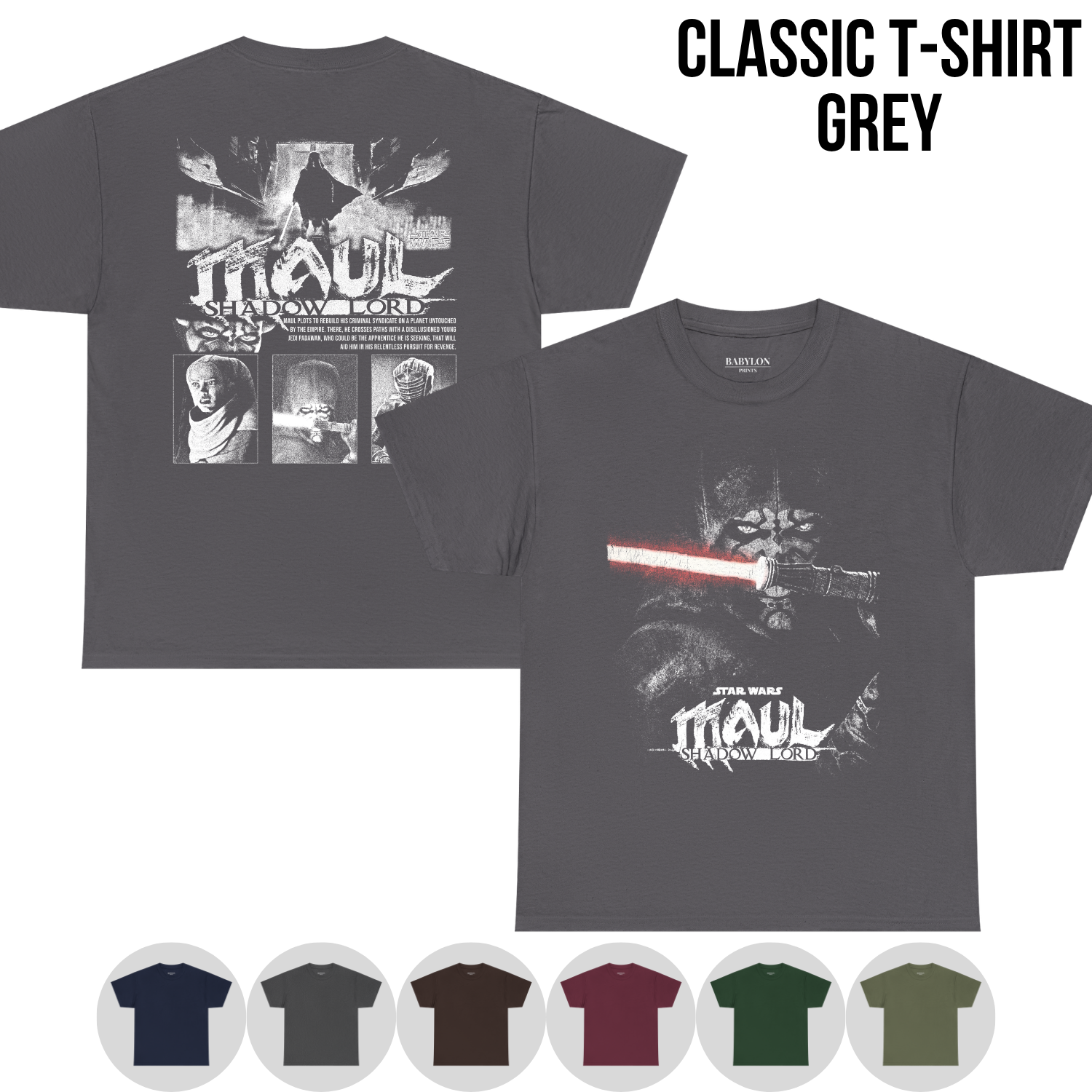 Vintage Darth Maul Shirt – Maul Shadow Lord Star Wars Shirt