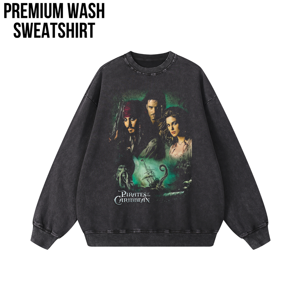 Pirates of the Caribbean Shirt – Jack Sparrow Will Turner Elizabeth Swann Cast Collage Tee, Pirates of the Caribbean Fan Gift, Disney Pirates Graphic Shirt, Dead Man's Chest Shirt