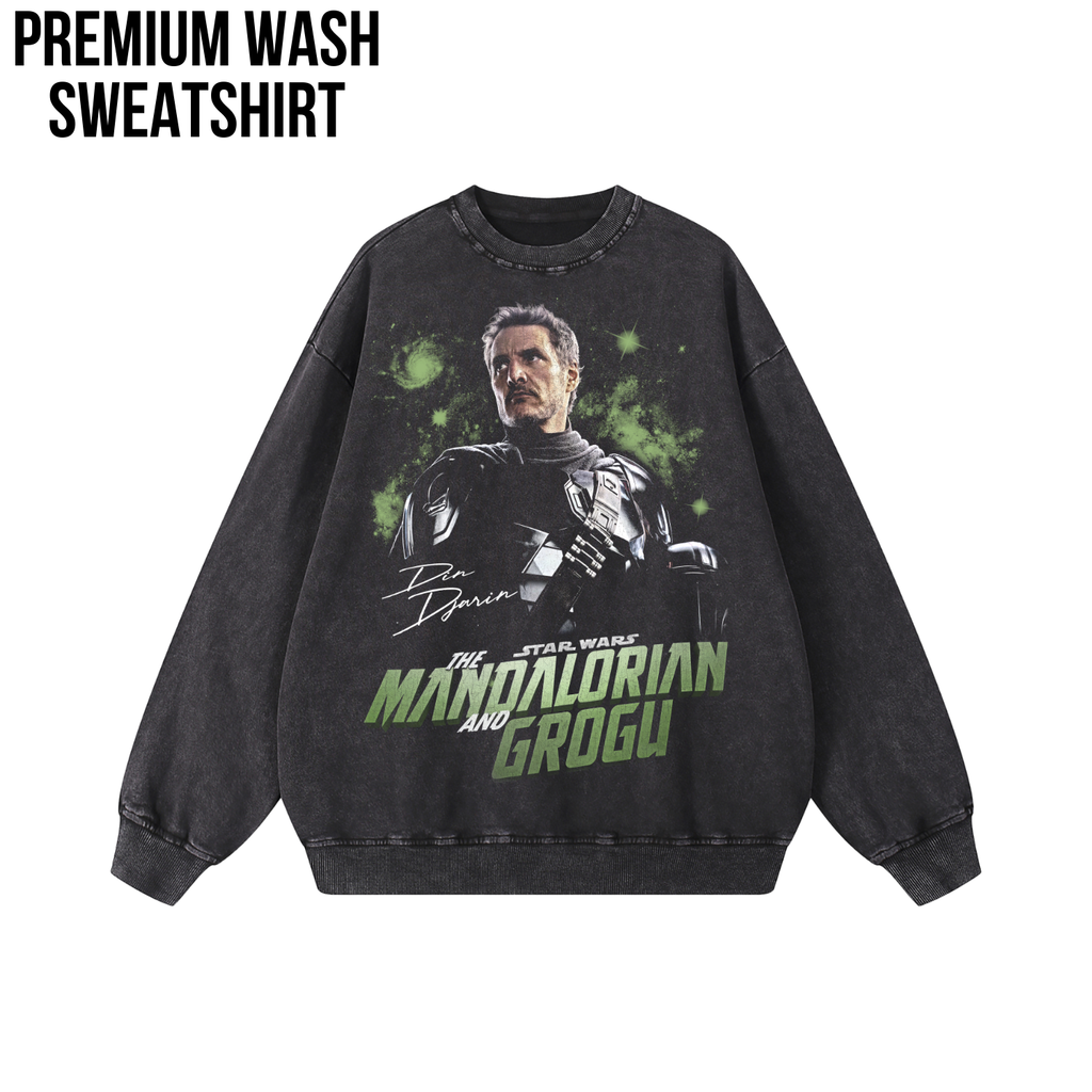 Mandalorian and Grogu Shirt: Din Djarin Pedro Pascal Star Wars Tee