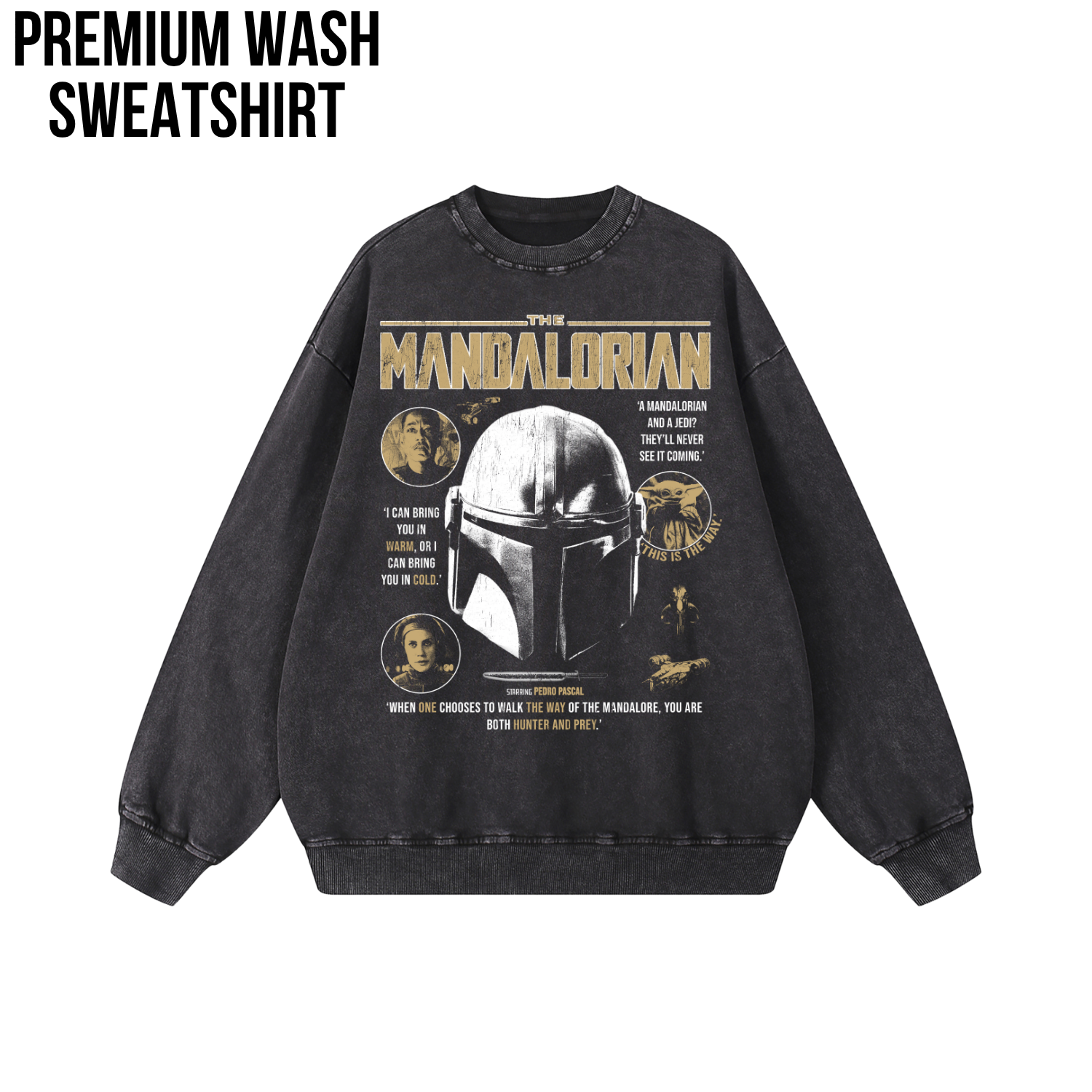 Star Wars The Mandalorian Shirt – This Is The Way Tee, Din Djarin and Grogu Graphic Tee