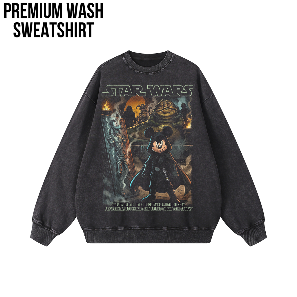 Mickey Skywalker Jabba’s Palace Shirt — Vintage Star Wars Disney Crossover Tee