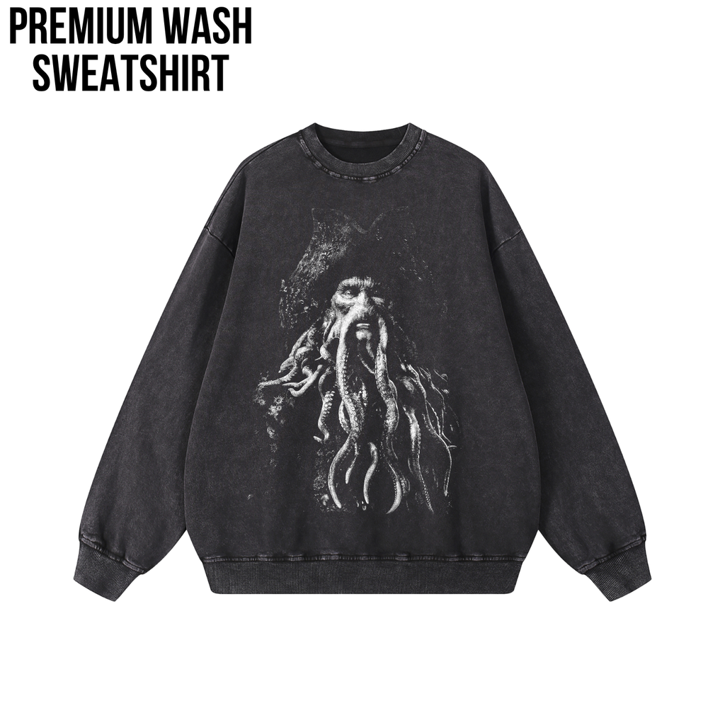 Davy Jones Shirt – Pirates of the Caribbean Davy Jones Portrait Tee, Davy Jones Graphic Shirt, Pirates of the Caribbean Fan Gift, Disney Pirates Shirt