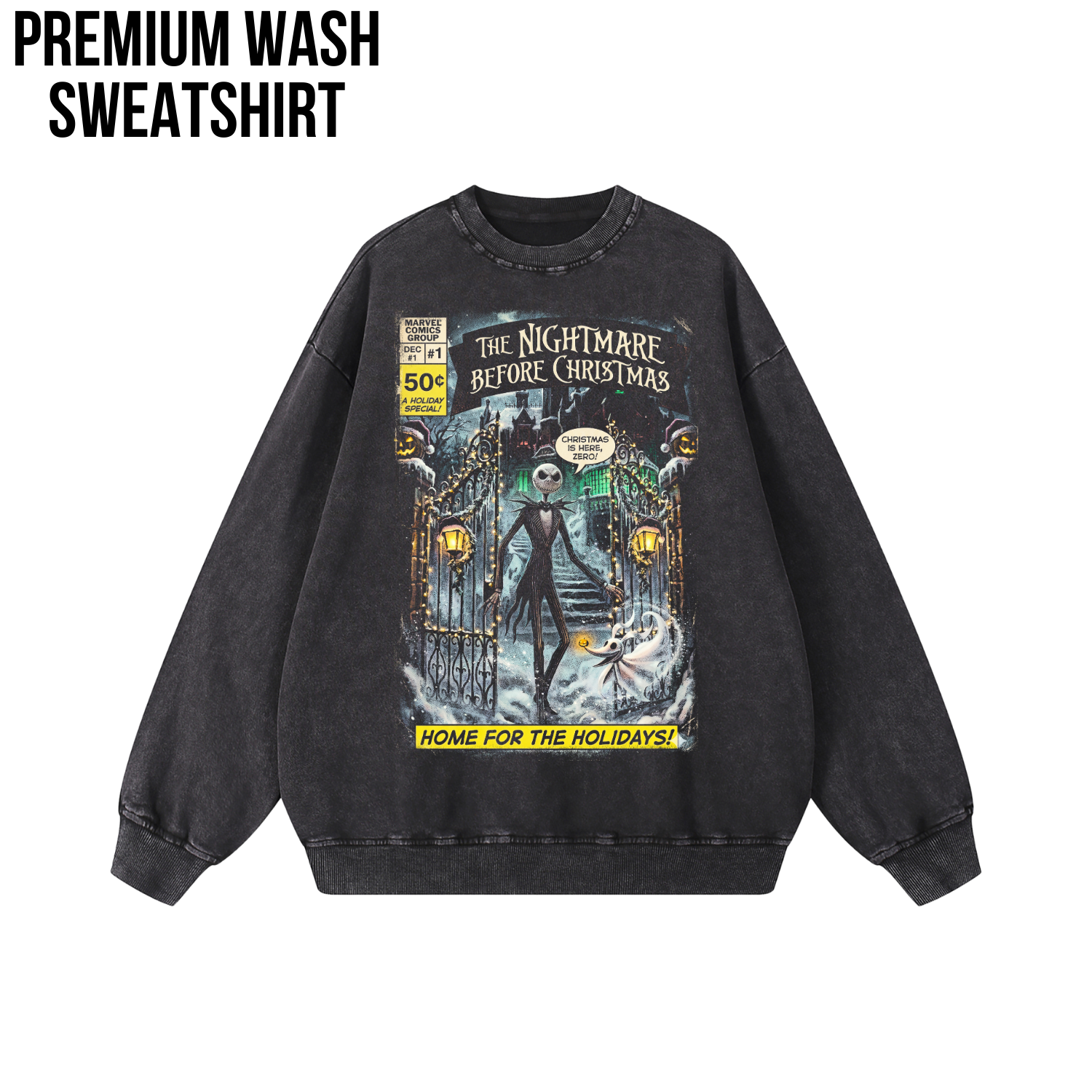 Nightmare Before Christmas Shirt – Jack Skellington Vintage Holiday Tee