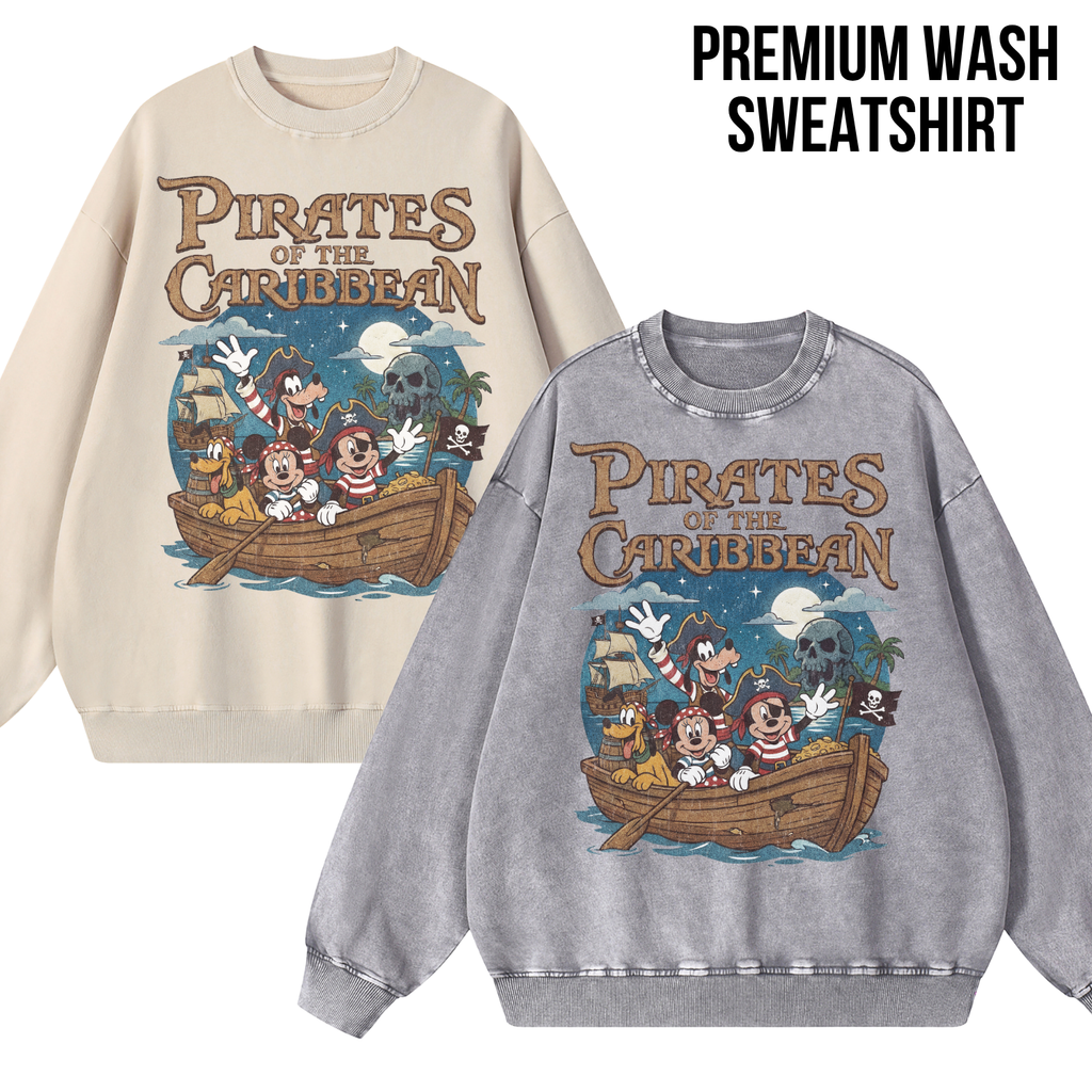 Mickey & Friends Pirates of the Caribbean Shirt - Disneyland Pirates Ride Tee