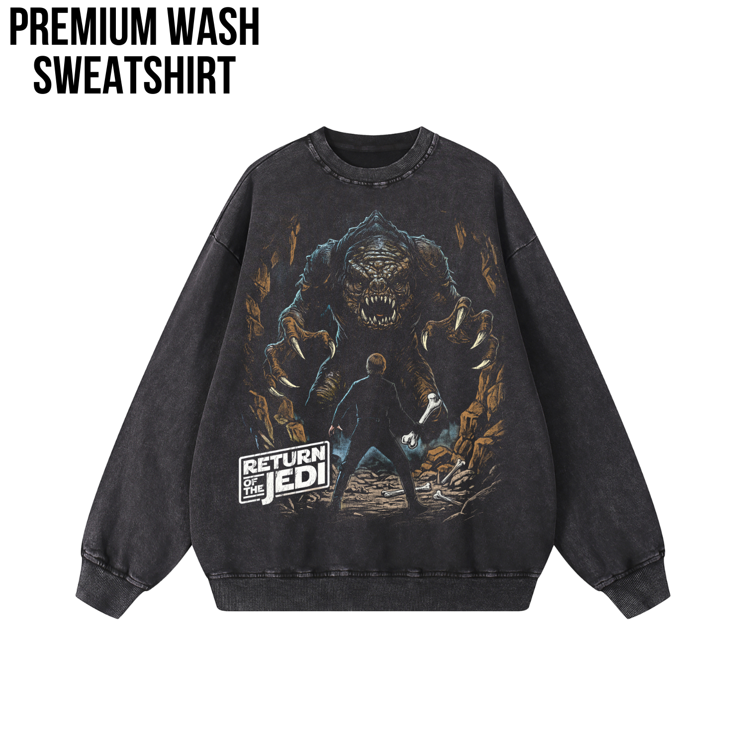 Star Wars Return of the Jedi Rancor Scene Shirt: Luke Skywalker vs Rancor Tee