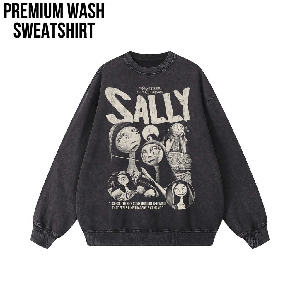 Sally Shirt – Nightmare Before Christmas Sally Vintage Bootleg Graphic Shirt, Sally Rag Doll Portrait Tee, Disney Halloween Fan Gift, Tim Burton Movie Merch