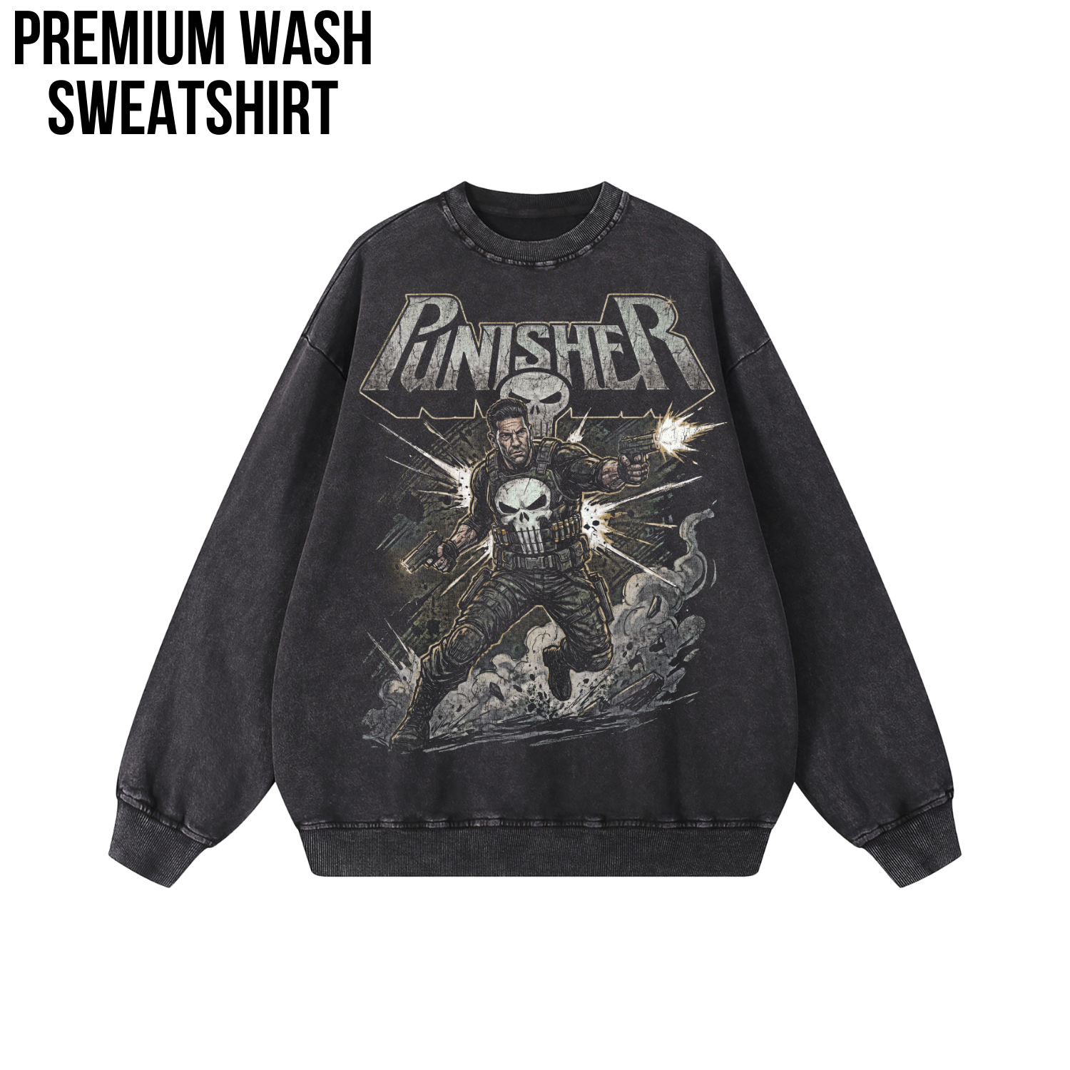 Vintage Punisher Shirt: Retro Marvel Comic Tee