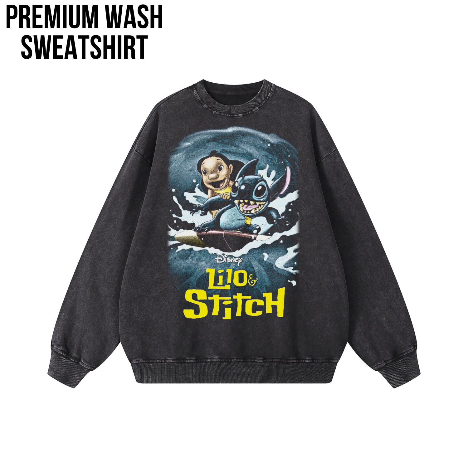 Disney Lilo and Stitch Shirt – Lilo and Stitch Surfing Graphic Tee