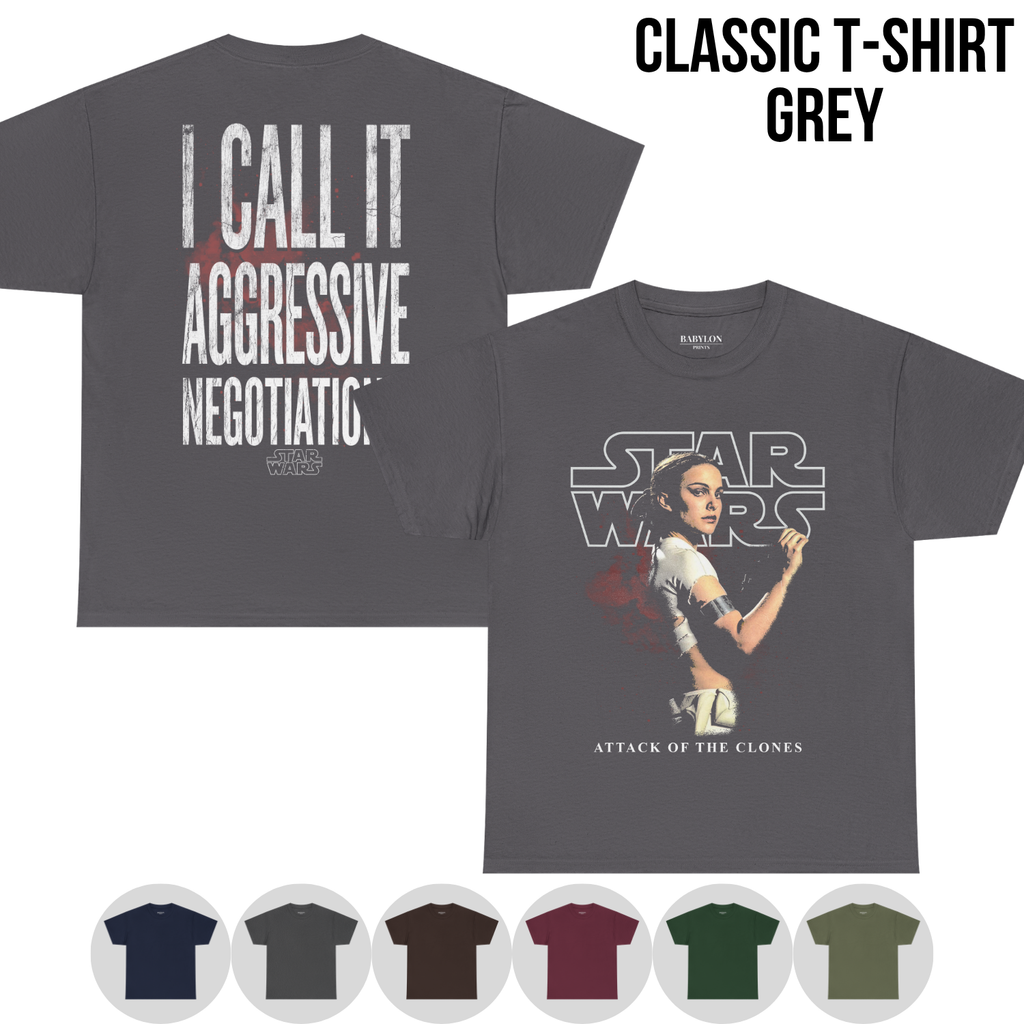 Star Wars Padme Amidala Shirt – I Call It Aggressive Negotiations Tee