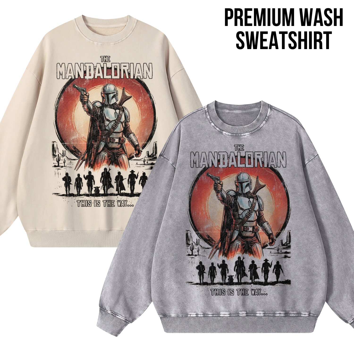 Retro Mandalorian Shirt – Star Wars Graphic Tee