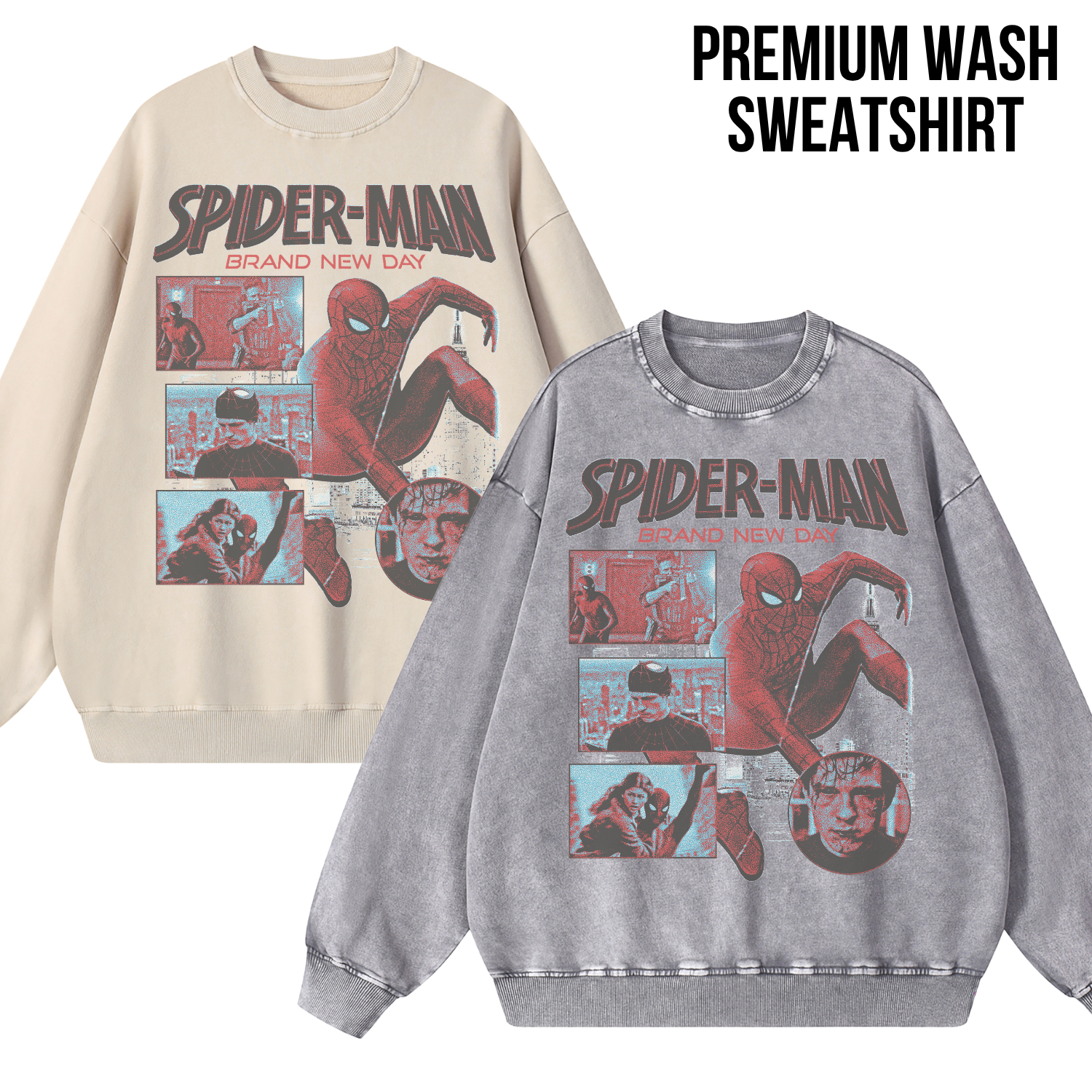 Spider-Man Shirt – Spider-Man Brand New Day Tom Holland Graphic Tee, Spider-Man Marvel Fan Gift, MCU Spider-Man Shirt, Marvel Graphic Tee