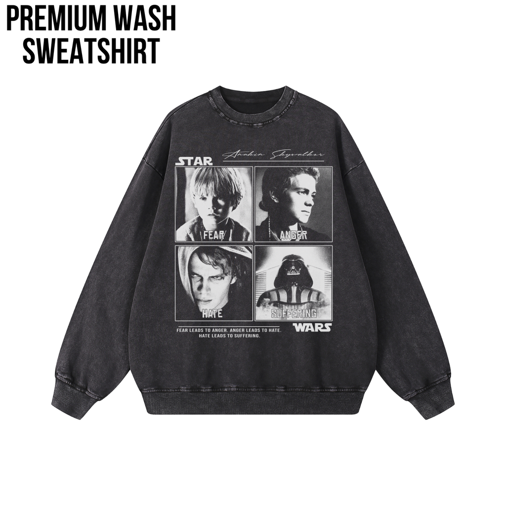 Anakin Skywalker Evolution Tee | Star Wars Prequels Vintage Style Shirt