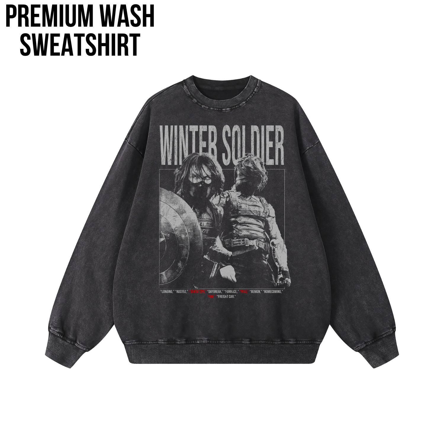 Vintage Winter Soldier Shirt – Bucky Barnes Marvel Graphic Tee