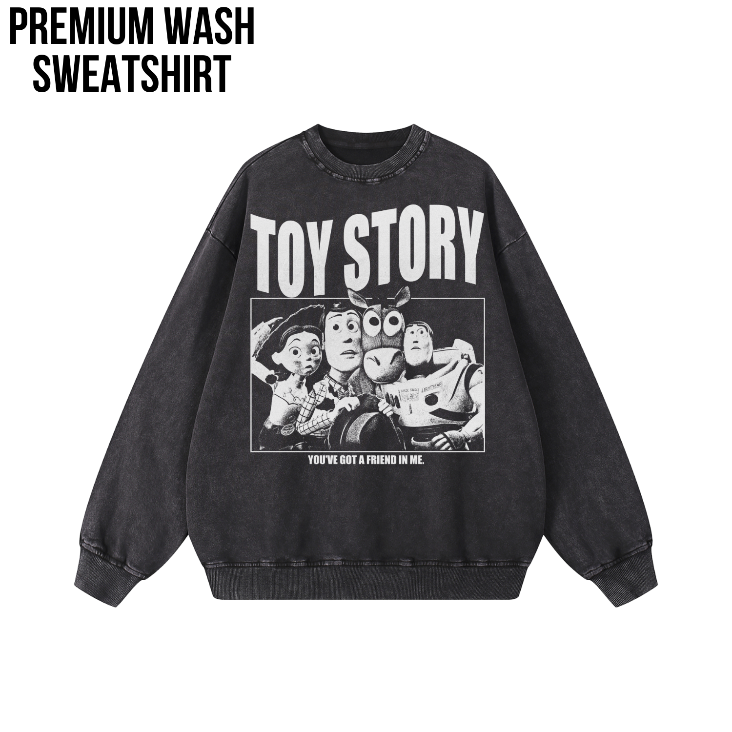 Toy Story Shirt - Retro Woody Buzz Jessie Bullseye Graphic Tee