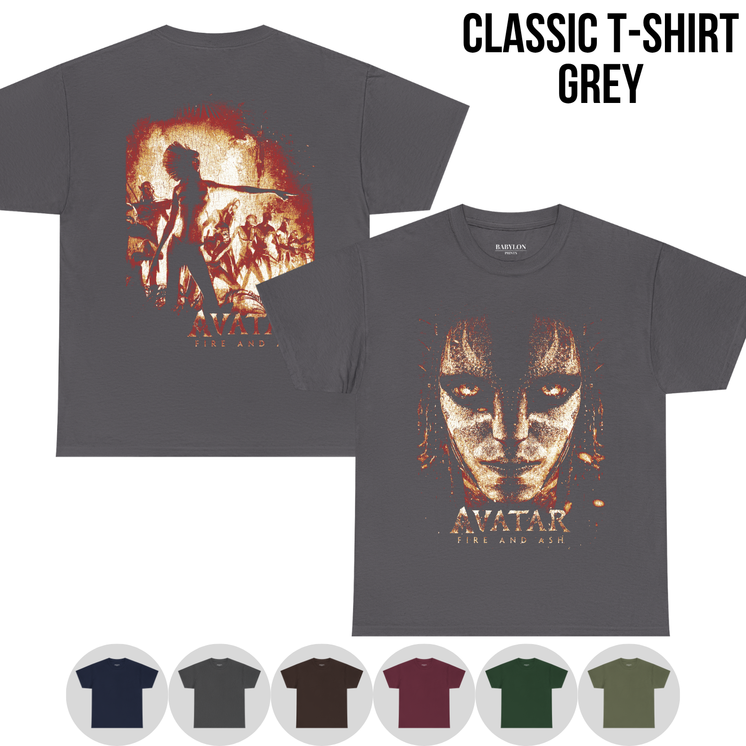 Avatar Fire and Ash Varang Shirt | Avatar Movie Graphic Tee