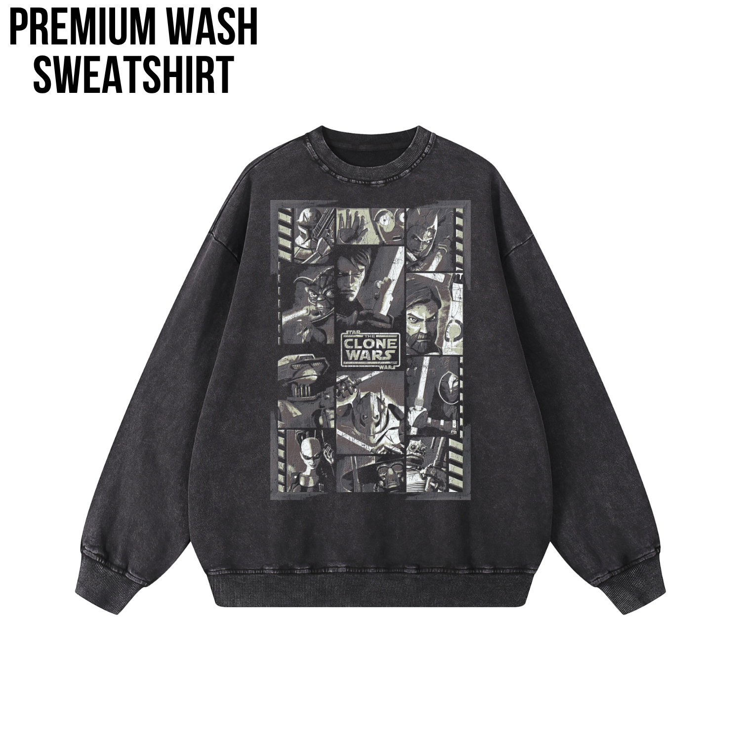 Star Wars The Clone Wars Shirt - Star Wars Vintage Graphic Tee