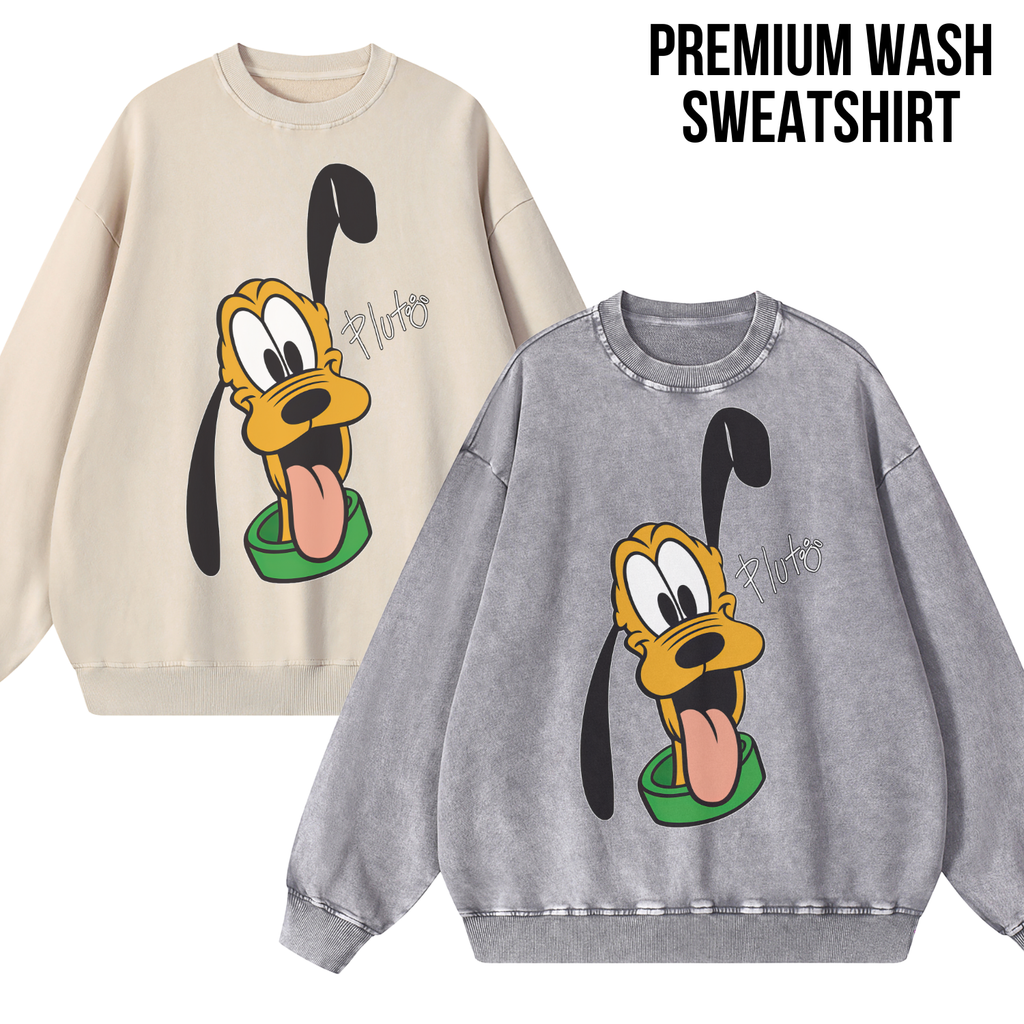 Retro Disney Pluto Shirt - Pluto Signature Tee