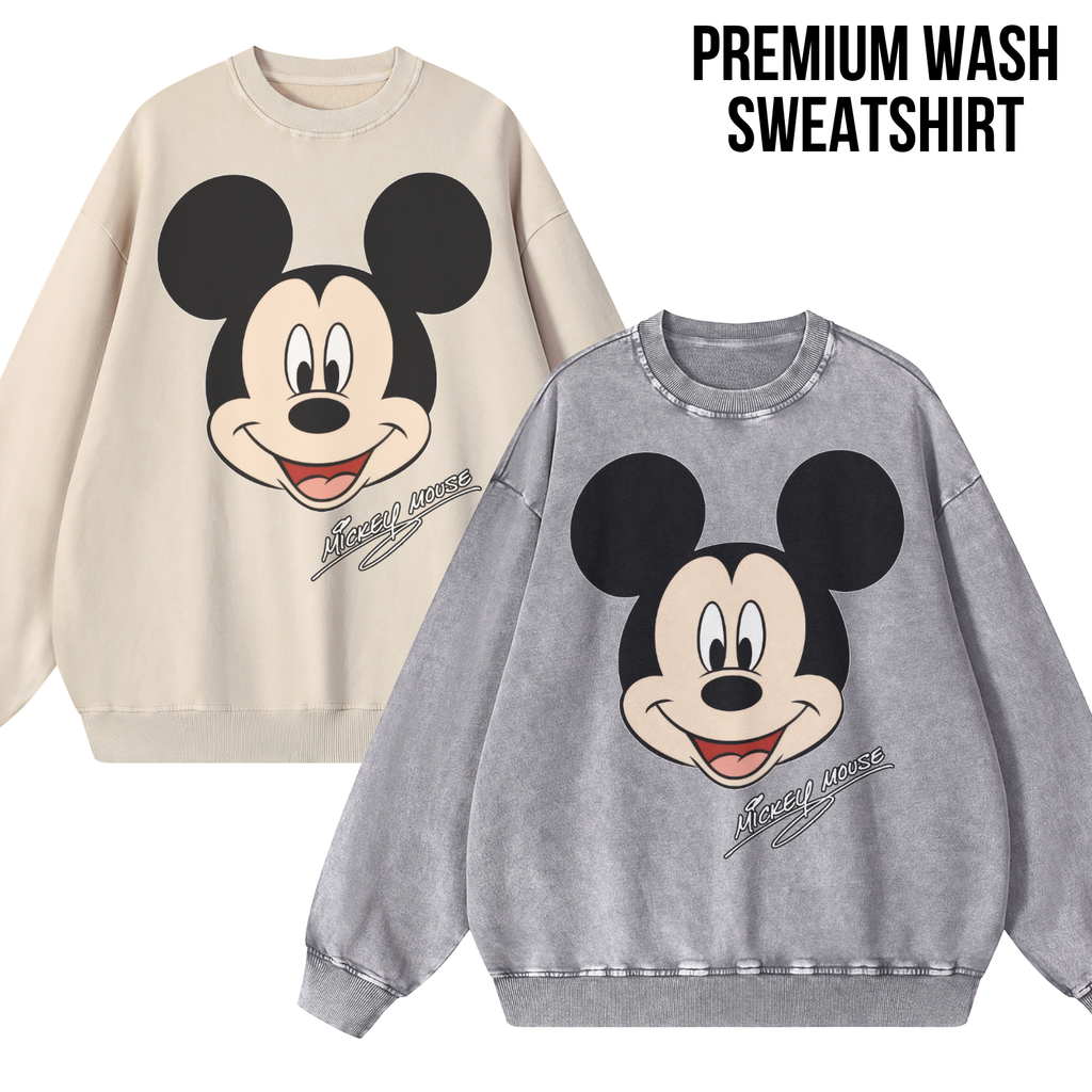 Retro Mickey Mouse Shirt - Disney Mickey Mouse Signature Tee