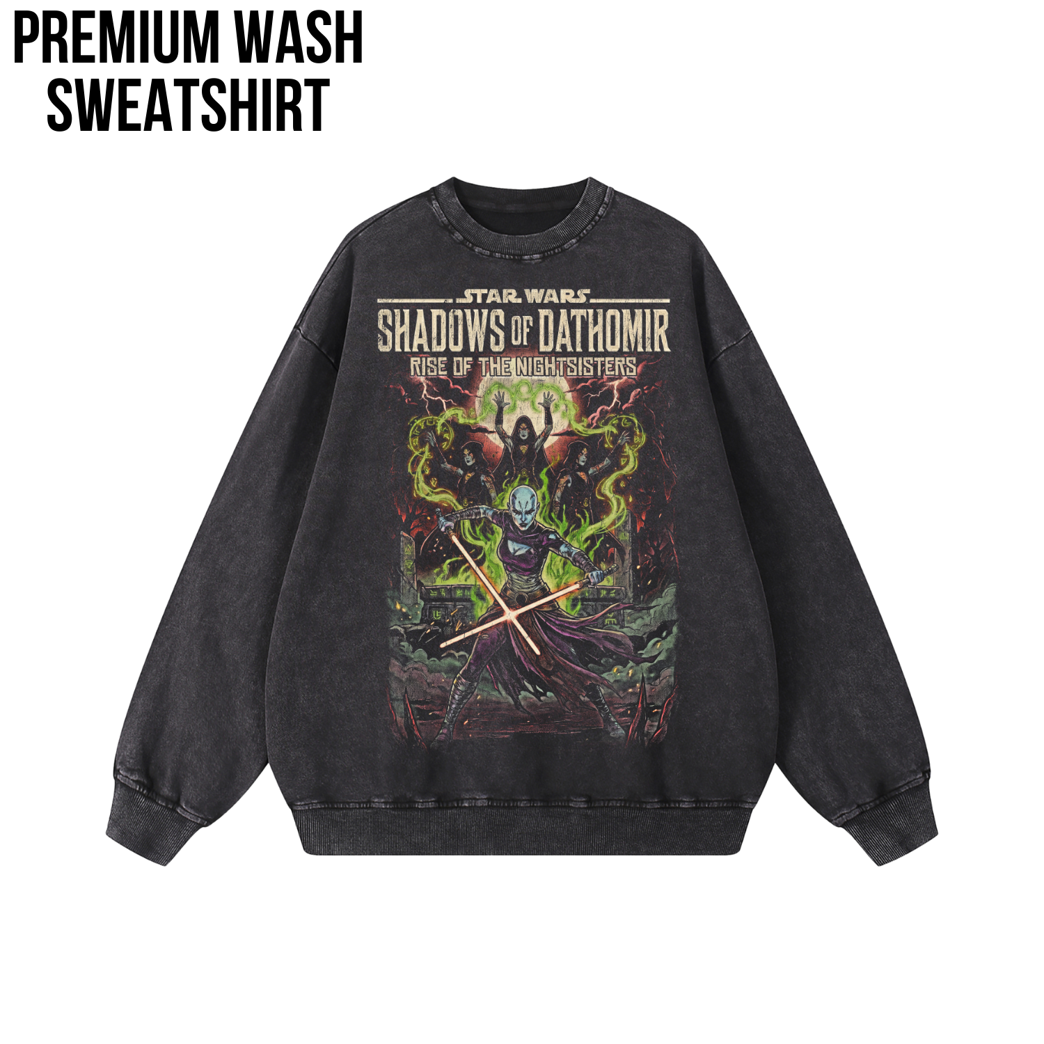 Star Wars Shadows of Dathomir Shirt – Asajj Ventress Nightsisters Vintage Comic Tee