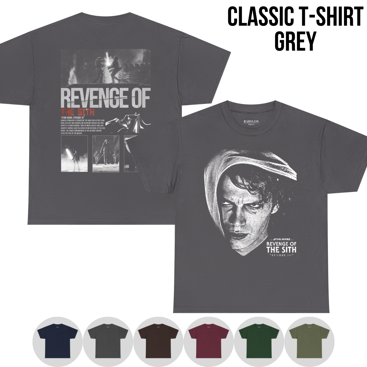 Revenge of the Sith Shirt: Anakin Skywalker Vintage Star Wars Tee