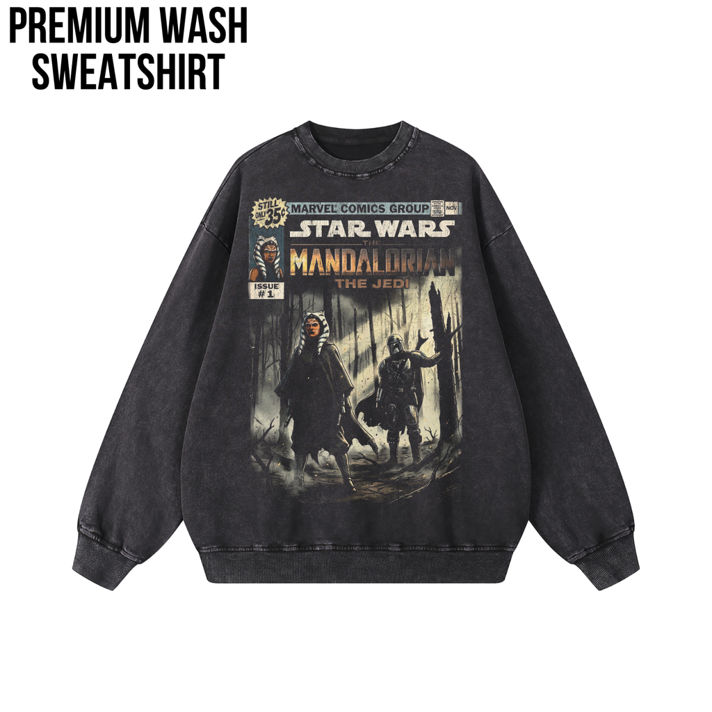 Star Wars Din Djarin and Ahsoka Shirt - "The Jedi" Mandalorian Shirt